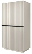 Garderobna omara na čoklu Nicole 100 2DP2SZ - kašmir