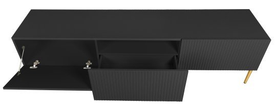 TV komoda Nicole 150 2K1SZ - črna