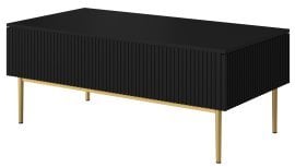 Klubska miza Nicole 120 2SZ - črna