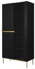 Vitrina Nicole 100 2D - črna