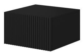 Stenska nočna omarica Nicole 46 1SZ - črna - set 2 kosa