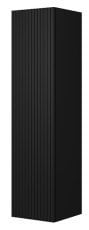 Visoka omara za kopalnico Nicole 140 1D - črna