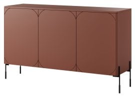 Komoda Sonatia 150 3D - burgundsko rdeča