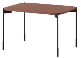 Klubska miza Sonatia 60 - burgundsko rdeča