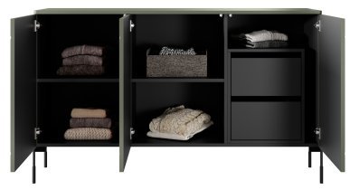 Bogart - Komoda Sonatia 150 3D2SZ - olivno zelena