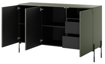 Bogart - Komoda Sonatia 150 3D2SZ - olivno zelena