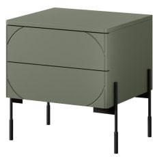 Nočna omarica Sonatia 45 2SZ - olivno zelena