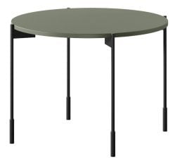 Klubska okrogla miza Sonatia 45 - olivno zelena