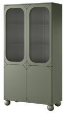 Vitrina Sonatia II 100 4D - olivno zelena
