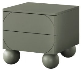 Nočna omarica Sonatia II 45 2SZ - olivno zelena