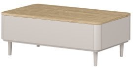 Klubska mita Elivo 100 2SZ z nogicami - kašmir/naoljen hrast