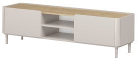 TV komoda Elivo 170 1K1SZ  z nogicami - kašmir/naoljen hrast