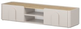 TV komoda Amilio 170 1K1SZ - kašmir/hrast naoljeni/ročaji kašmir