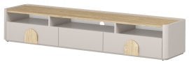 TV komoda Amilio 200 1K2SZ - kašmir/hrast naoljeni/ročaji svetli hrast