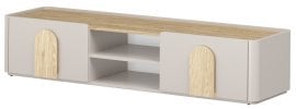 TV komoda Amilio 170 1K1SZ - kašmir/hrast naoljeni/ročaji svetli hrast