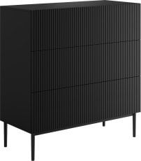 Komoda Nicole 100 cm - črna