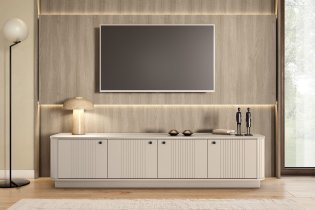 Bogart - TV komoda Vesper na čoklu 187 4D – kašmir