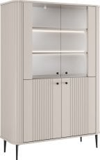 Vitrina Vesper - kašmir, na črnih nogah