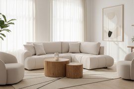 Kotna sedežna garnitura Lutario L