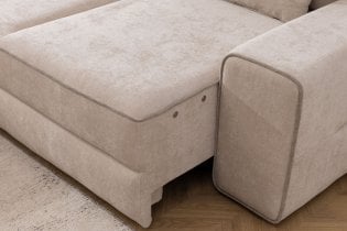 Sedežne garniture Bogart - Kotna sedežna garnitura Tulia Mini z relax mehanizmom