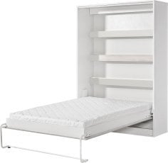 Pokončna postelja v omari Perfect 140x200 cm - bela