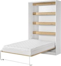 Pokončna postelja v omari Perfect 120x200 cm - hrast