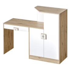 Pisalna miza + komoda Nico 11 – hrast 