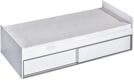 Otroska postelja Trafiko 13 - 90x200 cm - bela/siva