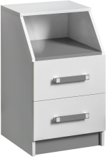 Omarica za pisalno mizo Trafiko 15 - bela/siva