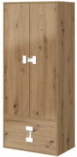 Garderobna omara Index 01 – artisan hrast sijaj