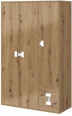 Garderobna omara Index 04 – artisan hrast sijaj