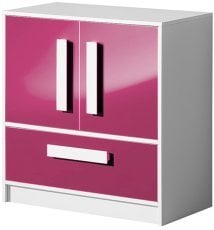 Nizka komoda Guliver 08 – rožnata