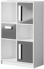 Visoka komoda Guliver 07 - siva