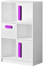 Visoka komoda Guliver 07 - bela