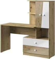 Pisalna miza + regal Nero 11 – sijaj