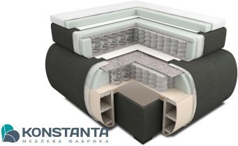 Constanta - Boxspring postelja Bella - 180x200 cm