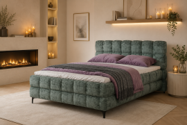 Boxspring postelja Melani - 160x200 cm