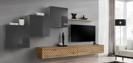 Dnevni regal TV Switch X- grafit/votan