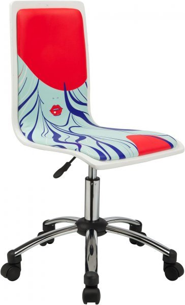 Pisarniški stol Funky rdeč