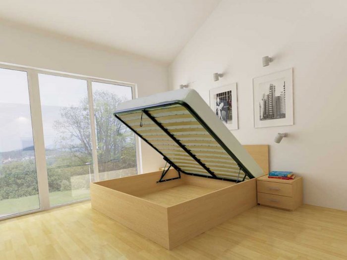 Dvižna postelja Lift - 180x200 cm