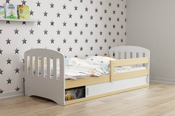 Otroška postelja Classic-1 - 80x160 cm - bor