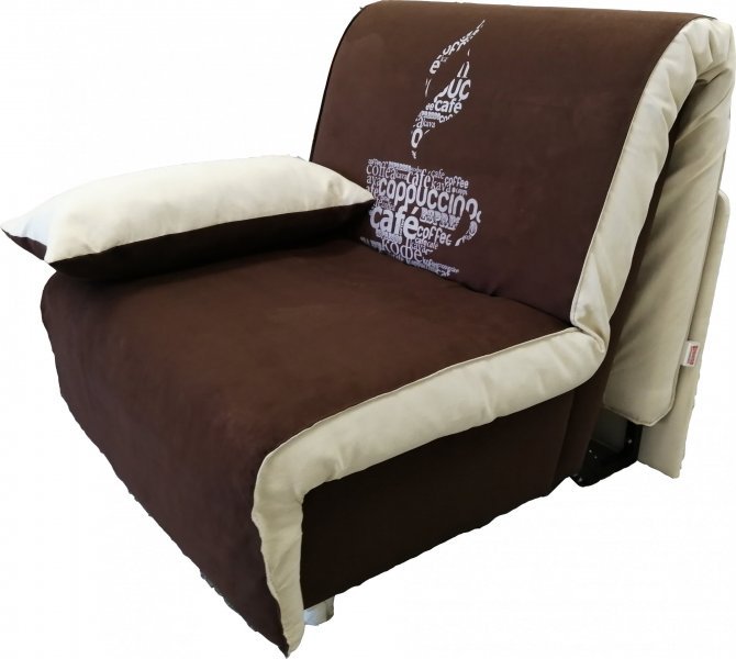 Fotelj z ležiščem Elegant Coffee 80 cm