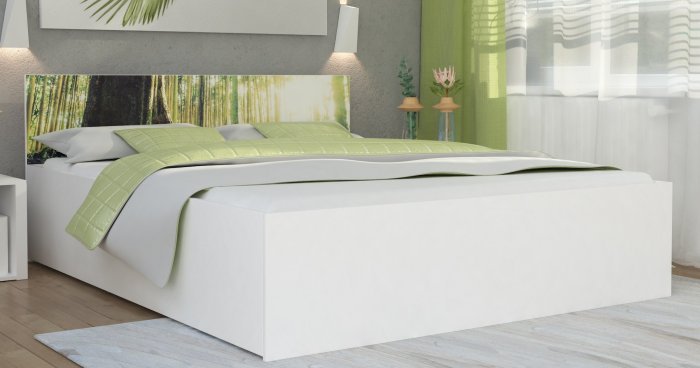 AJK Meble - Dvižna postelja Panama plus graphic - 140x200 cm 