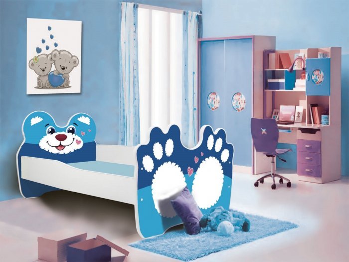 ADRK - Otroška postelja Medvedek - 70x140 cm