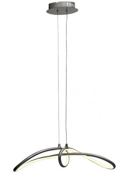 Candellux - Viseča stropna svetilka Slash 38W LED 4000K Silver