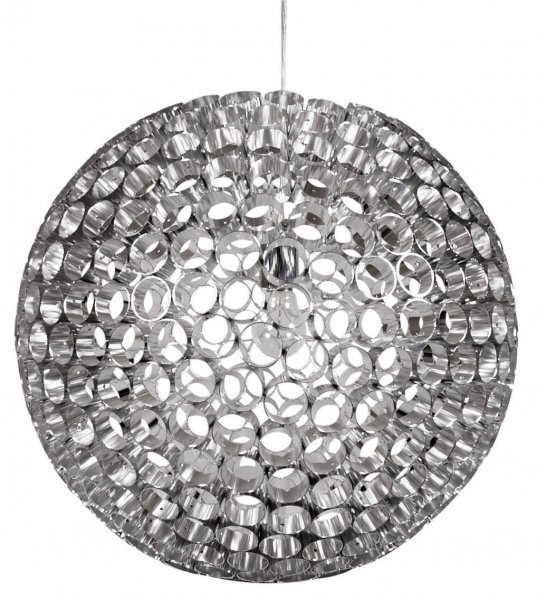 Candellux - Viseča stropna svetilka Abros 50 1x60W Silver
