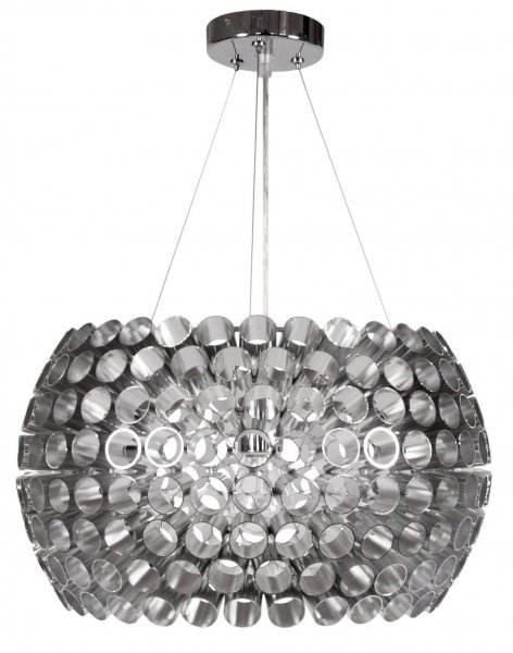 Candellux - Viseča stropna svetilka Abros 40 1x60W Silver