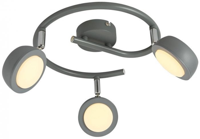 Candellux - Stropna svetilka Mild 3x6W LED 3000K Grey