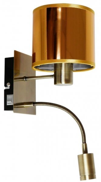 Candellux - Stenska svetilka Sylwana 1x40W E14 LED Patina/Gold