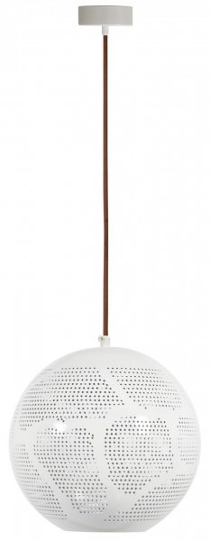 Candellux - Viseča stropna svetilka Bene 25 Sphere 1x60W E27 Openwork White